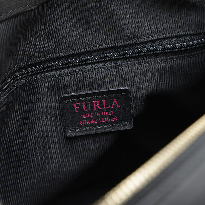 ミニボストンバッグ 2WAY レザー ブラック ハンドバッグ