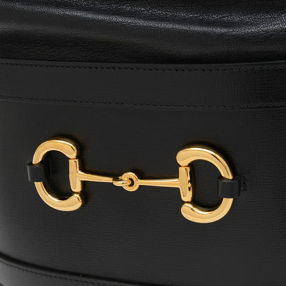 ホースビット バケットバッグ ショルダー レザー ブラック 602118 ショルダーバッグ