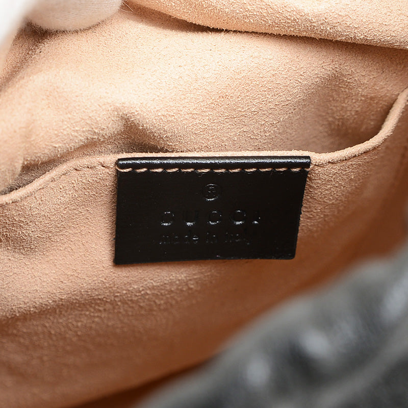 ホースビット バケットバッグ ショルダー レザー ブラック 602118 ショルダーバッグ