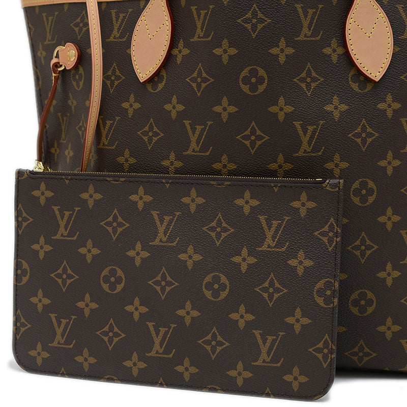 モノグラム ネヴァーフルMM トートバッグ ポーチ付き ベージュ M40995 トートバッグ