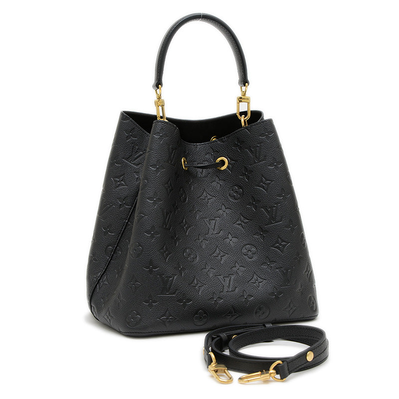 モノグラムアンプラント ネオノエ MM 2WAYバッグ ブラック M45256 ハンドバッグ