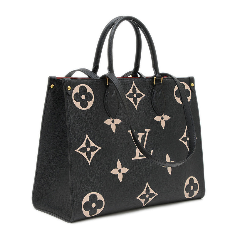 モノグラムアンプラント オンザゴーMM 2Wayバッグ ブラック M45495 トートバッグ