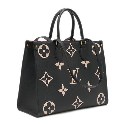 モノグラムアンプラント オンザゴーMM 2Wayバッグ ブラック M45495 トートバッグ