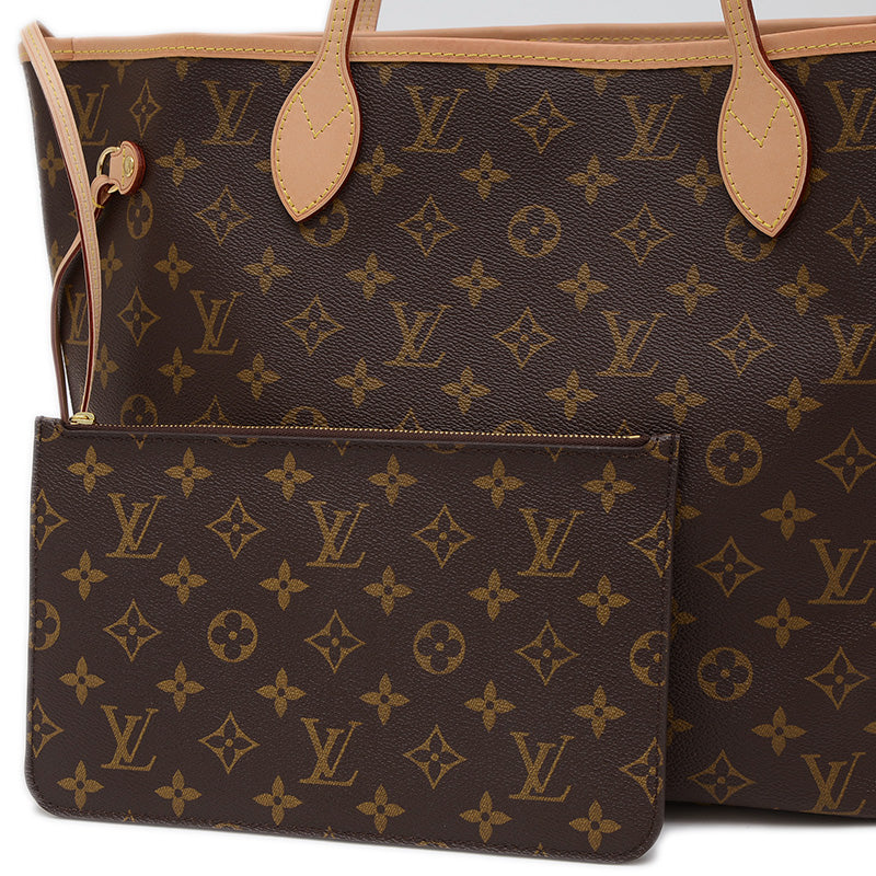 モノグラム ネヴァーフルMM トートバッグ ポーチ付き ベージュ M40995 トートバッグ