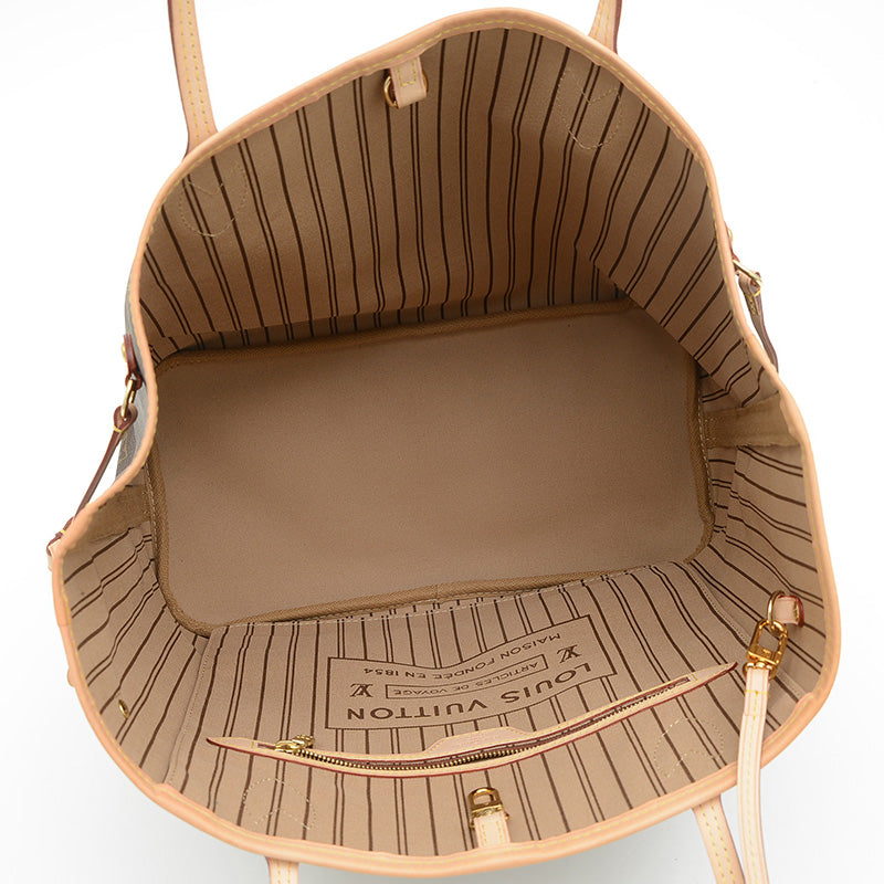 モノグラム ネヴァーフルMM トートバッグ ポーチ付き ベージュ M40995 トートバッグ