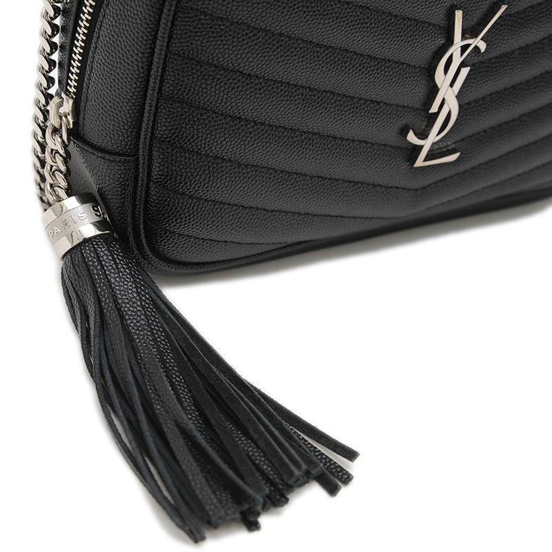 ルー チェーンショルダーバッグ レザー ブラック ゴールド金具 612579 ショルダーバッグ