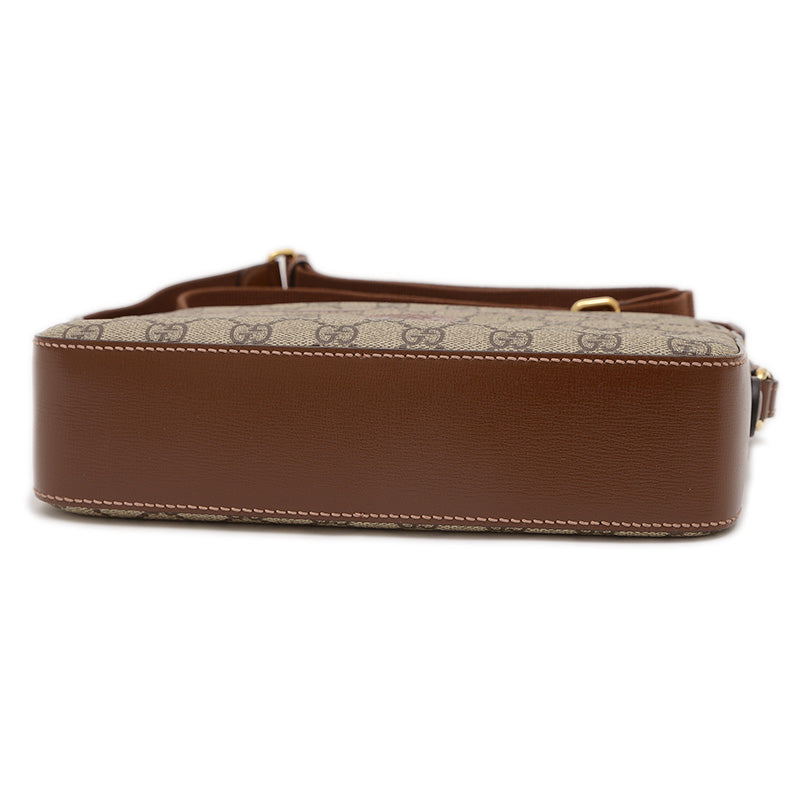 GGスプリーム メッセンジャーバッグ ショルダーバッグ ベージュ 675891 ショルダーバッグ