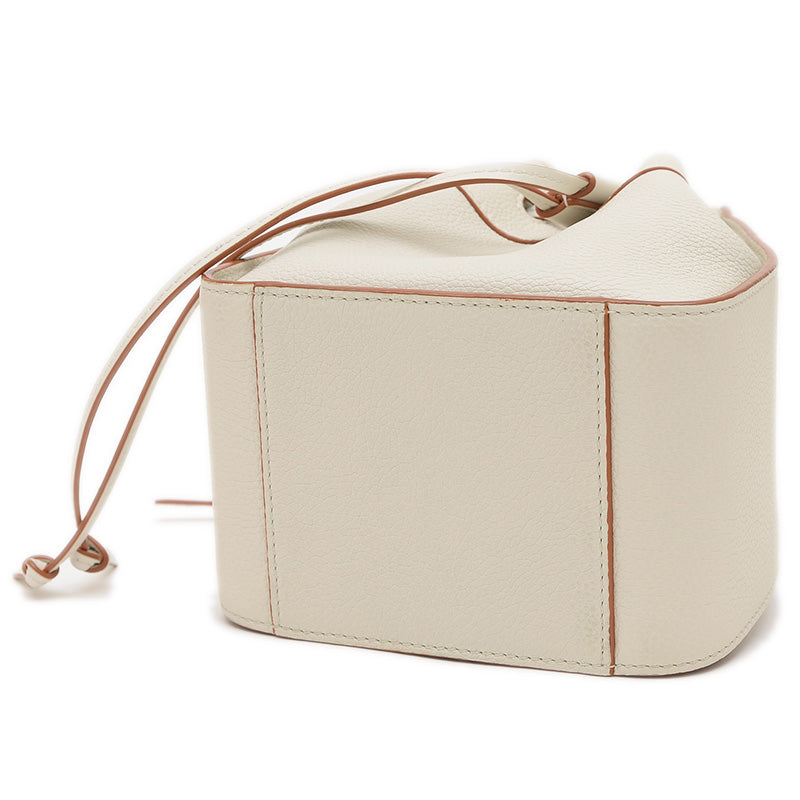 ハンモック ドローストリング ミニ 2WAYバッグ レザー ホワイト 314V0712 ショルダーバッグ