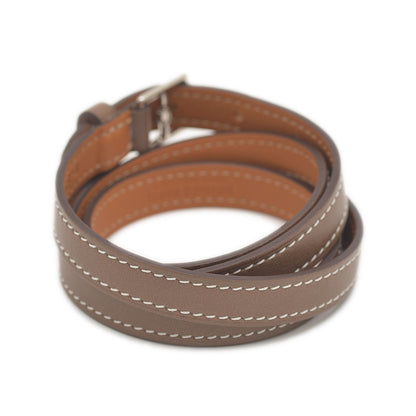 エトリヴィエール スイフト ブレスレット エトゥープ シルバー金具 □O刻印 ブレスレット