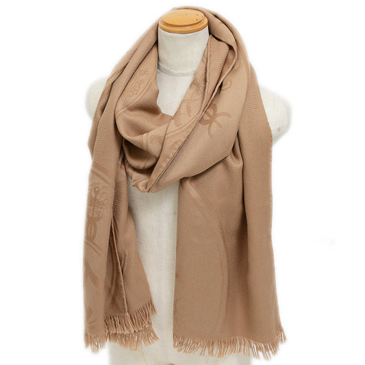 ニューリブリス ストール ショール カシミヤ/シルク ベージュ ストール