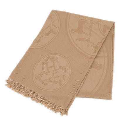 ニューリブリス ストール ショール カシミヤ/シルク ベージュ ストール