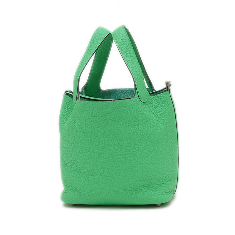 ピコタンロック PM 18 トリヨン ヴェールコミック シルバー金具 B刻印 ハンドバッグ