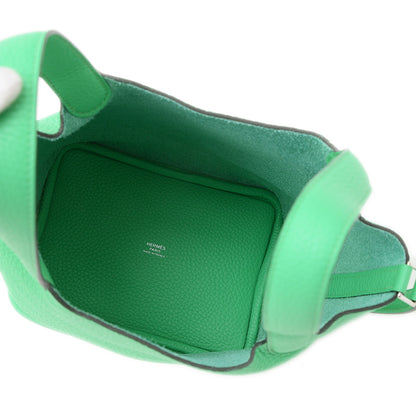 ピコタンロック PM 18 トリヨン ヴェールコミック シルバー金具 B刻印 ハンドバッグ