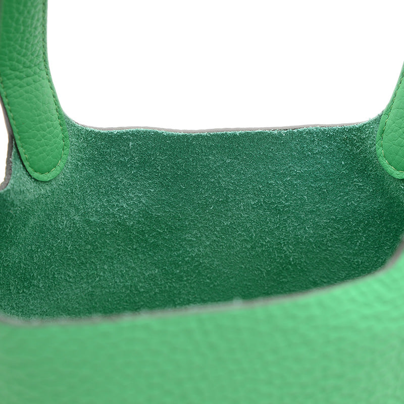 ピコタンロック PM 18 トリヨン ヴェールコミック シルバー金具 B刻印 ハンドバッグ