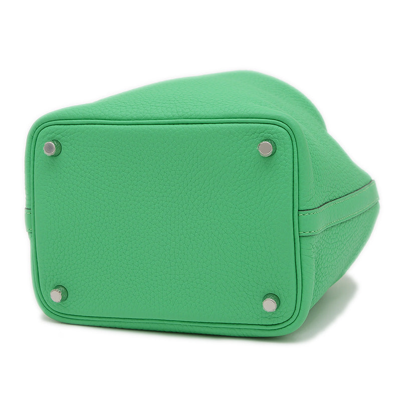 ピコタンロック PM 18 トリヨン ヴェールコミック シルバー金具 B刻印 ハンドバッグ