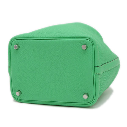 ピコタンロック PM 18 トリヨン ヴェールコミック シルバー金具 B刻印 ハンドバッグ