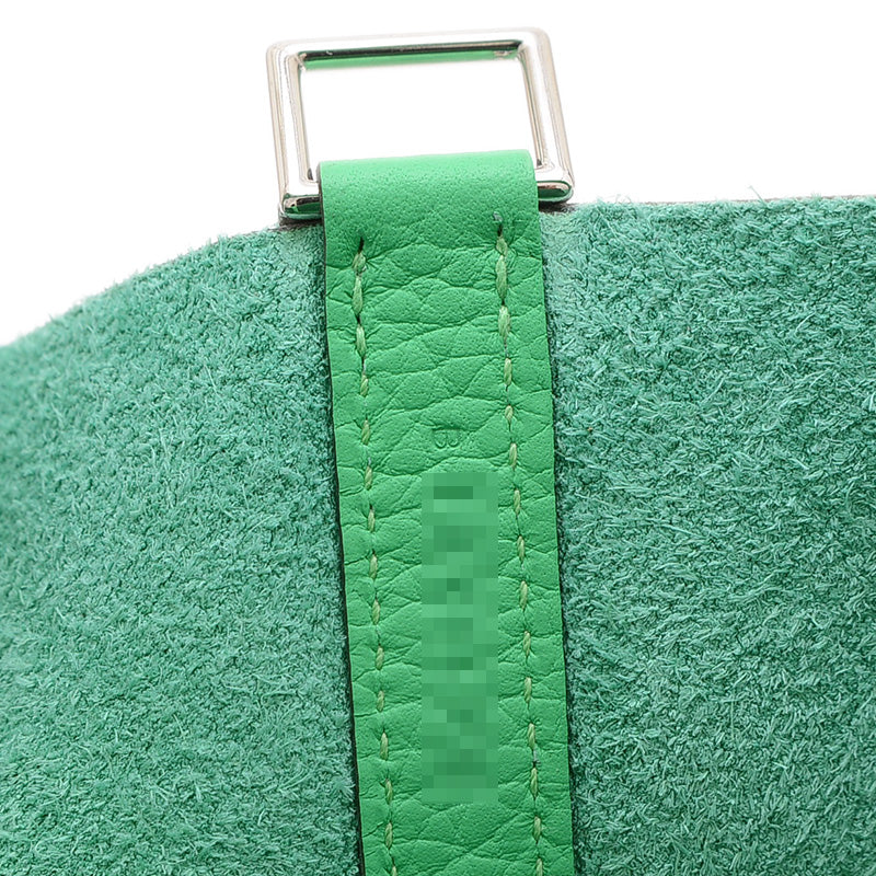 ピコタンロック PM 18 トリヨン ヴェールコミック シルバー金具 B刻印 ハンドバッグ