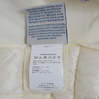 MAGLIA TRICOT ALLA COREANA ダウンカーディガン アイボリー レディース Mサイズ ダウンジャケット