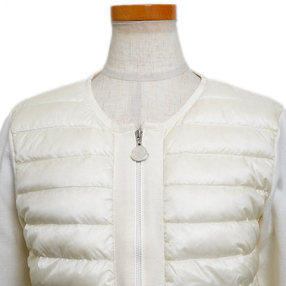 MAGLIA TRICOT ALLA COREANA ダウンカーディガン アイボリー レディース Mサイズ ダウンジャケット