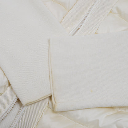 MAGLIA TRICOT ALLA COREANA ダウンカーディガン アイボリー レディース Mサイズ ダウンジャケット