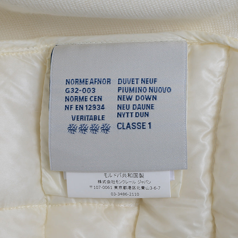 MAGLIA TRICOT ALLA COREANA ダウンカーディガン アイボリー レディース Mサイズ ダウンジャケット