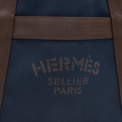 サック ド パンサージュ 2WAYバッグ キャンバス ネイビー C刻印 トートバッグ