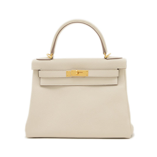 ケリー28 内縫い トゴ クレ ゴールド金具 W刻印 ハンドバッグ