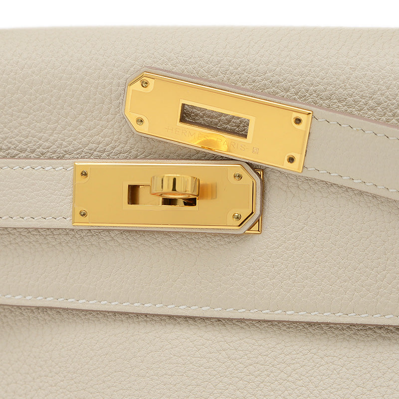 ケリー28 内縫い トゴ クレ ゴールド金具 W刻印 ハンドバッグ