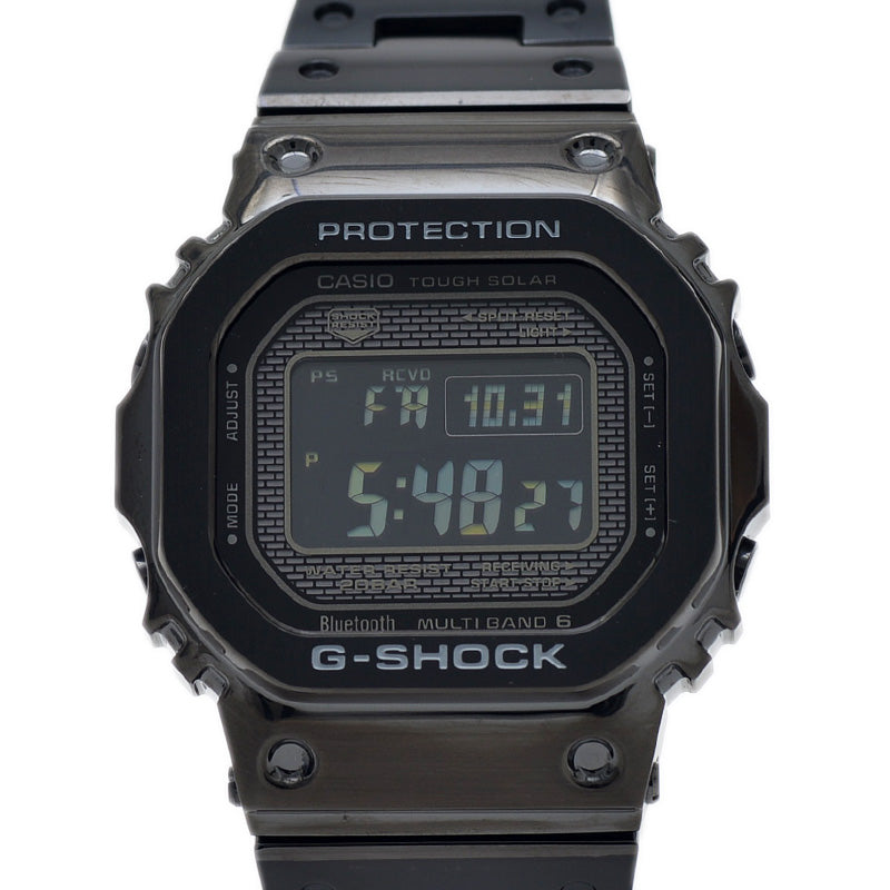 G-SHOCK フルメタル 電波時計 ソーラークォーツ ブラック GMWーB5000GD-1JF 腕時計