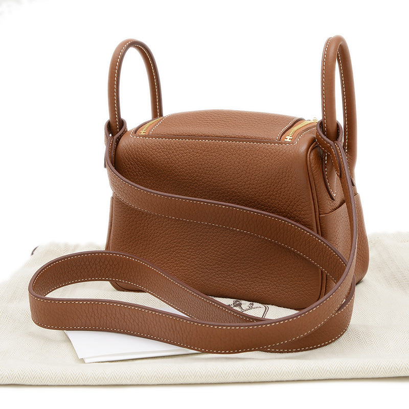 リンディ ミニ トリヨン ゴールド ゴールド金具 B刻印 ショルダーバッグ