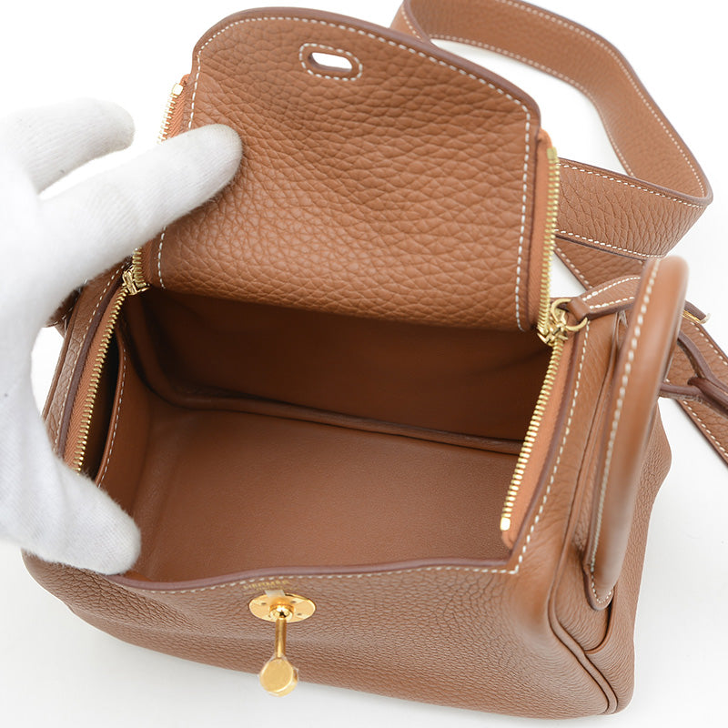 リンディ ミニ トリヨン ゴールド ゴールド金具 B刻印 ショルダーバッグ