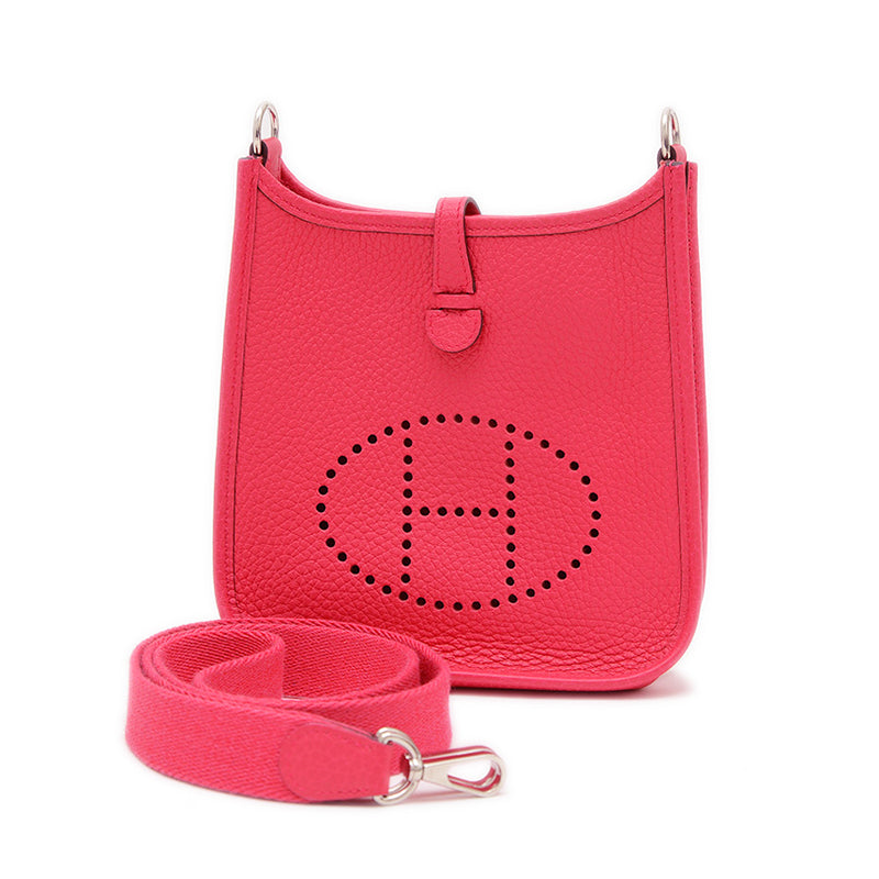 エブリンTPM トリヨン ローズエクストリーム シルバー金具 D刻印 ロングストラップ ショルダーバッグ