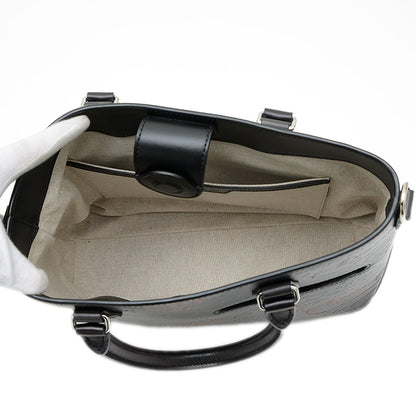 トゥジュール XS カリグラフィ 2WAYバッグ ブラウン シルバー金具 ハンドバッグ