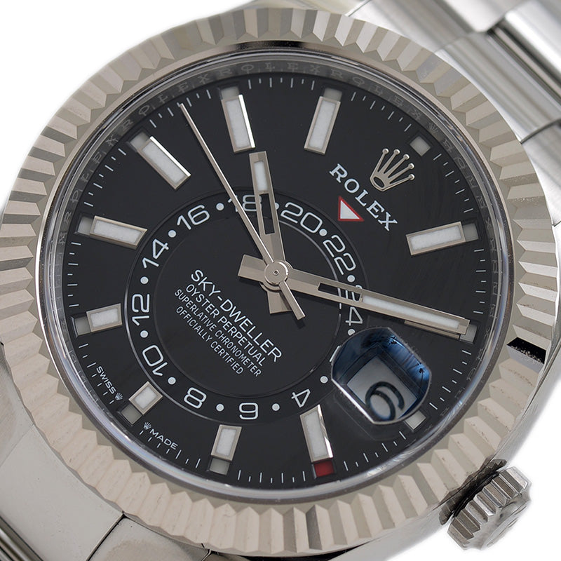 スカイドゥエラー 336934 ブライトブラック文字盤 ランダムシリアル 24年3月購入 腕時計