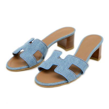 オアジス サンダル デニム ブルー レディース 36サイズ サンダル