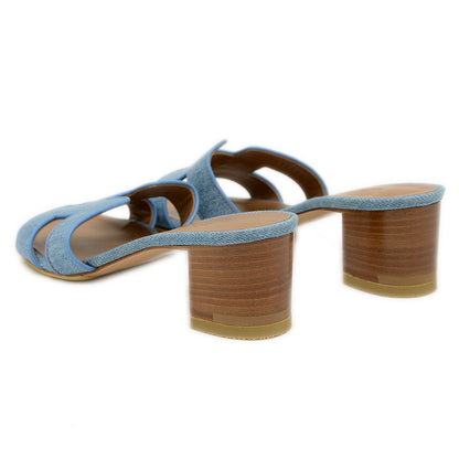 オアジス サンダル デニム ブルー レディース 36サイズ サンダル