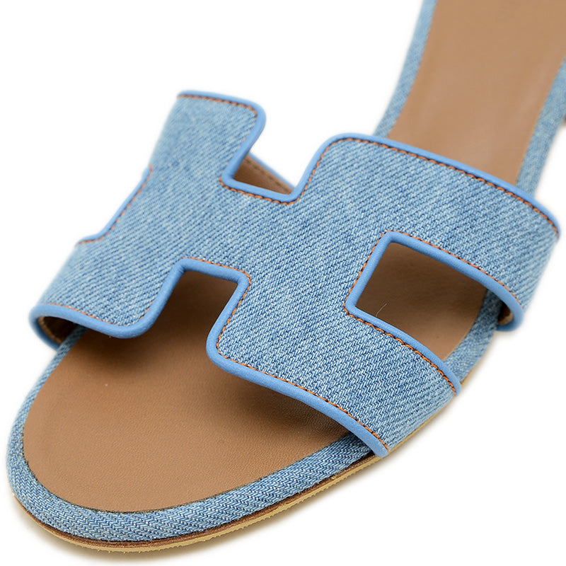 オアジス サンダル デニム ブルー レディース 36サイズ サンダル