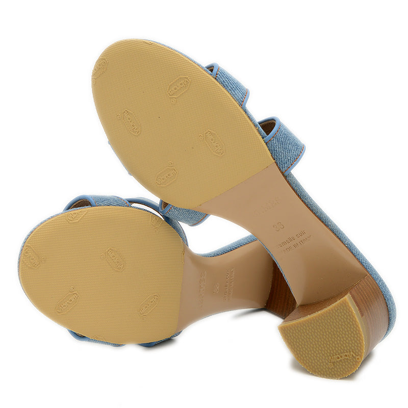 オアジス サンダル デニム ブルー レディース 36サイズ サンダル