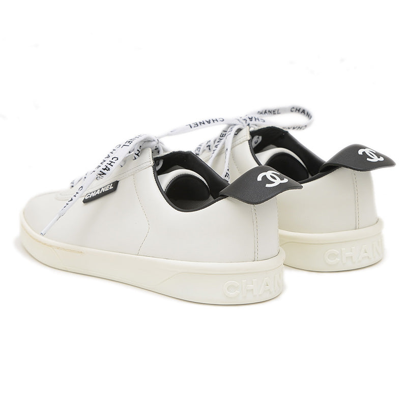 ココマーク スニーカー レザー ホワイト #36 G34085 スニーカー