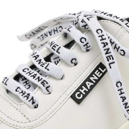 ココマーク スニーカー レザー ホワイト #36 G34085 スニーカー