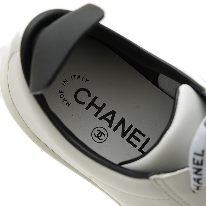 ココマーク スニーカー レザー ホワイト #36 G34085 スニーカー