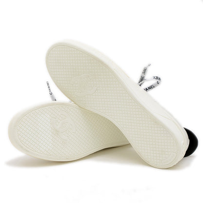 ココマーク スニーカー レザー ホワイト #36 G34085 スニーカー