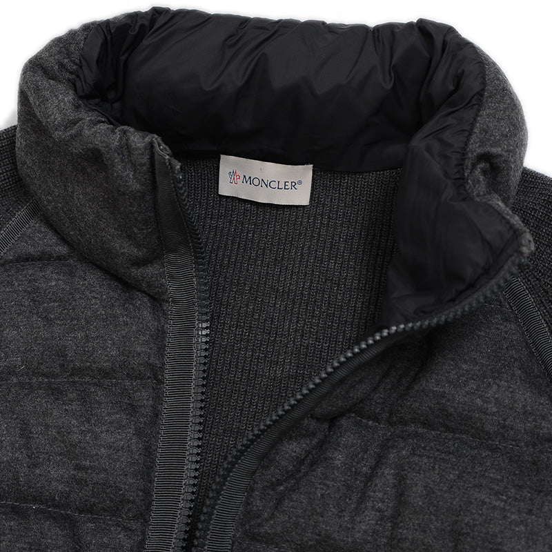 MAGLIONE TRICOT CARDIGAN ダウンジャケット グレー レディース Sサイズ ダウンジャケット