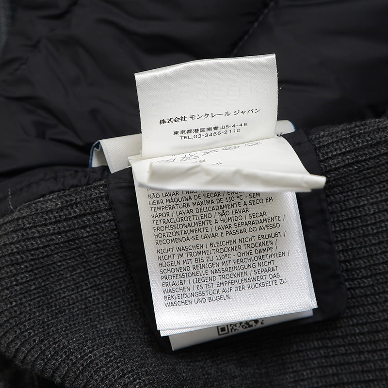 MAGLIONE TRICOT CARDIGAN ダウンジャケット グレー レディース Sサイズ ダウンジャケット