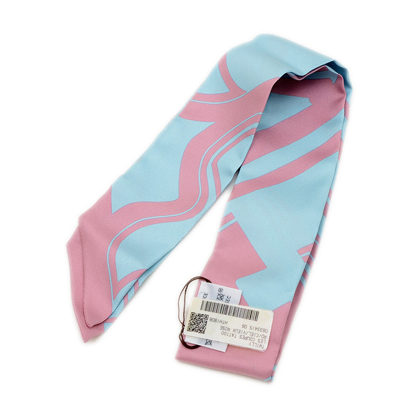 ツイリー スカーフ クーペタトゥアージュ シルク ヴィユローズ/シエル スカーフ