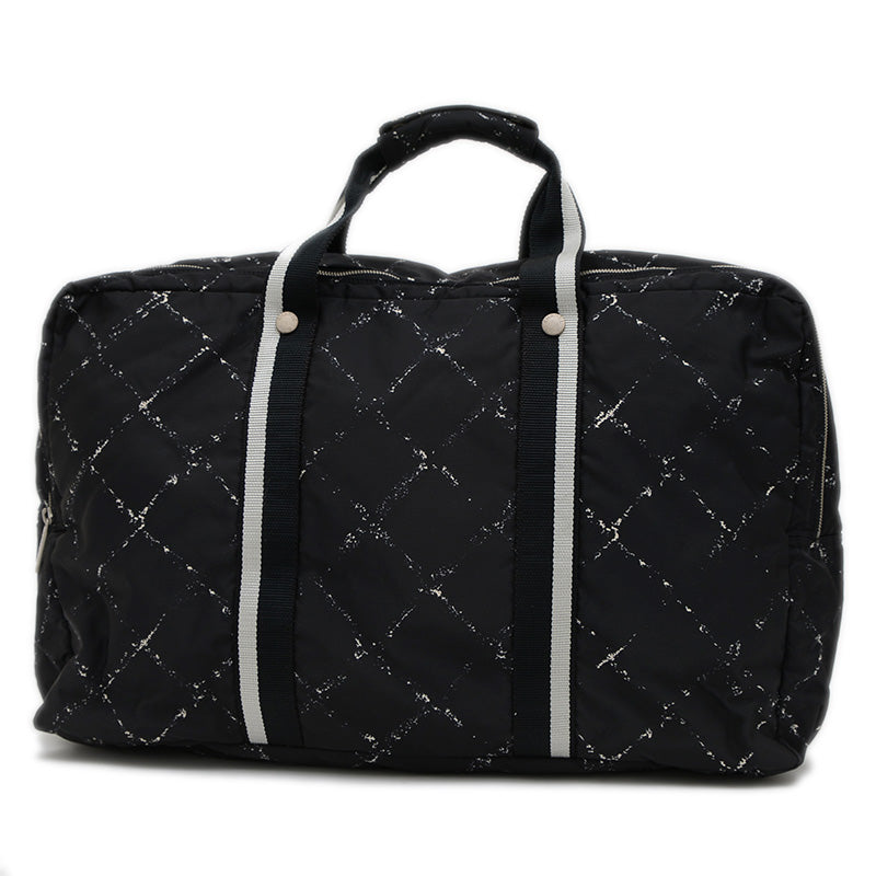 旧トラベルライン ボストンバッグ ナイロン ブラック ボストンバッグ