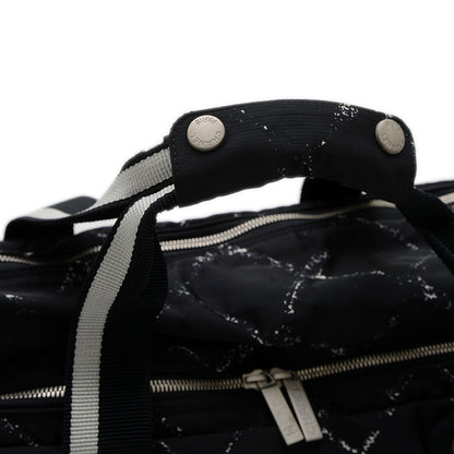 旧トラベルライン ボストンバッグ ナイロン ブラック ボストンバッグ