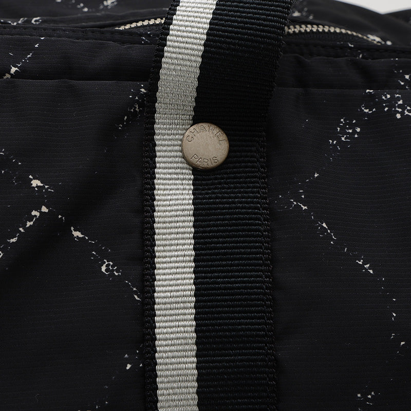 旧トラベルライン ボストンバッグ ナイロン ブラック ボストンバッグ