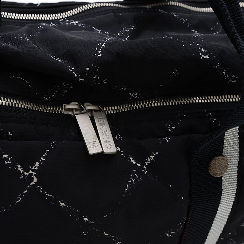 旧トラベルライン ボストンバッグ ナイロン ブラック ボストンバッグ