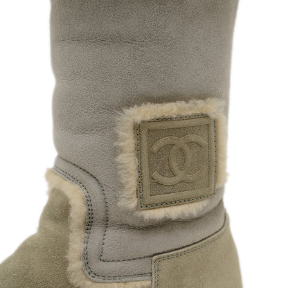 ココマーク スポーツライン ムートンブーツ グレー #36 G26539 ブーツ